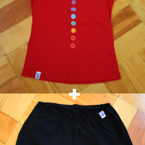 Polera Chakras Mujer 01 + Short