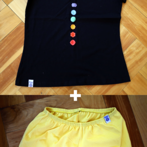 Polera Chakras Mujer 03 + Short