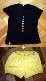 Polera Chakras Mujer 03 + Short